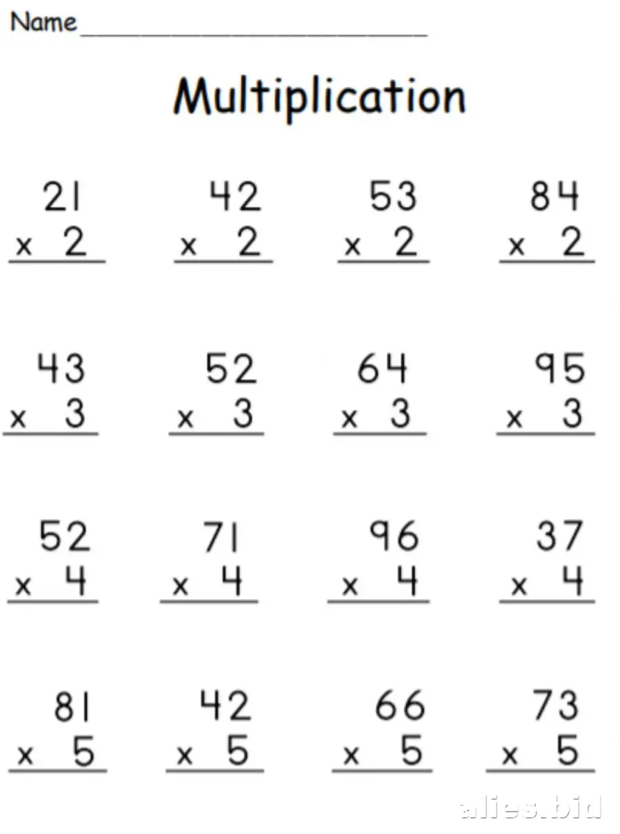 Free Printable 2nd Grade Worksheet Free Print #5