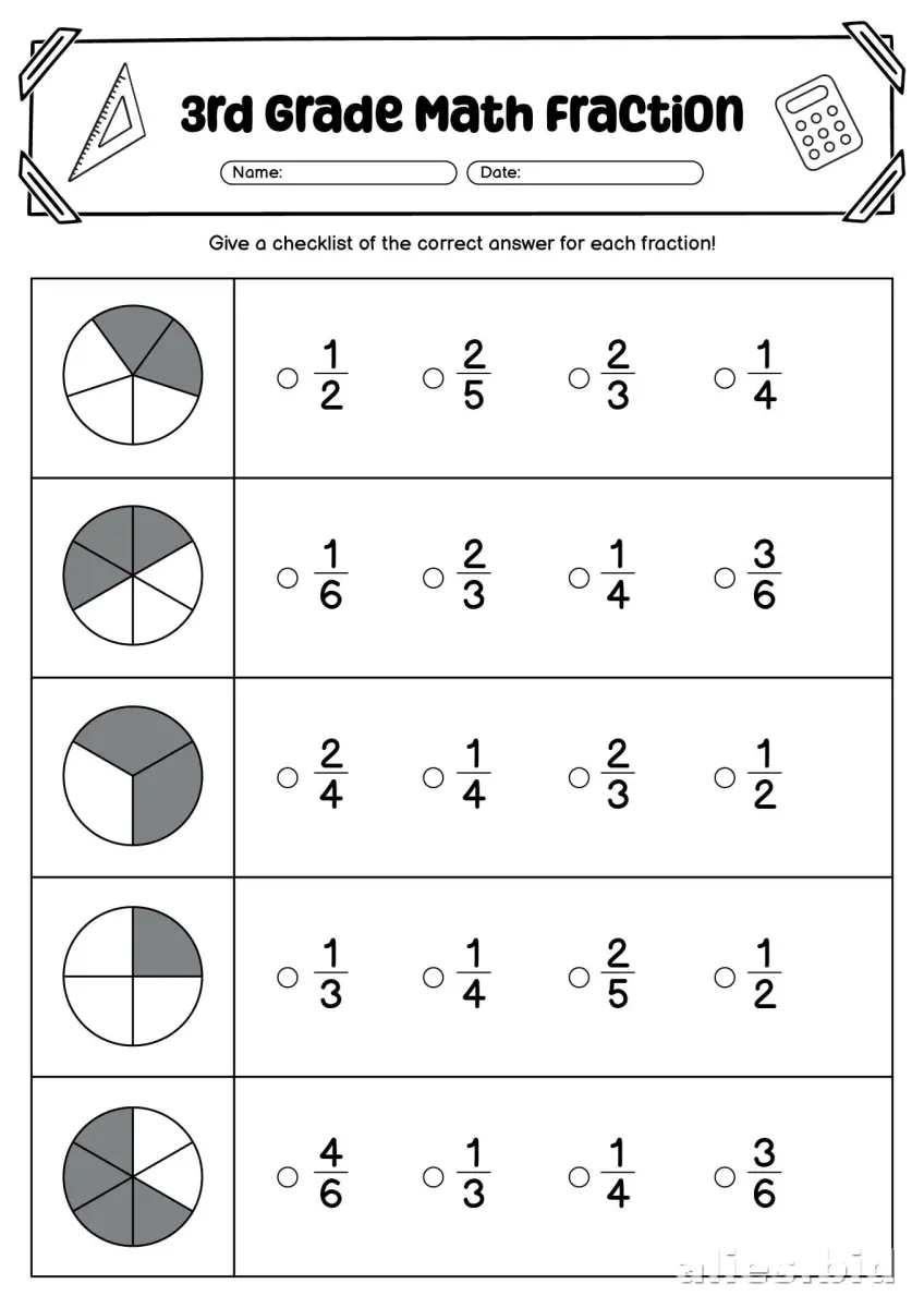 Free Printable 3rd Grade Worksheet Free Print #6