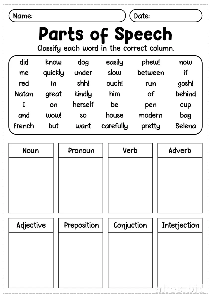 Free Printable 4th Grade Worksheet Free Print #3