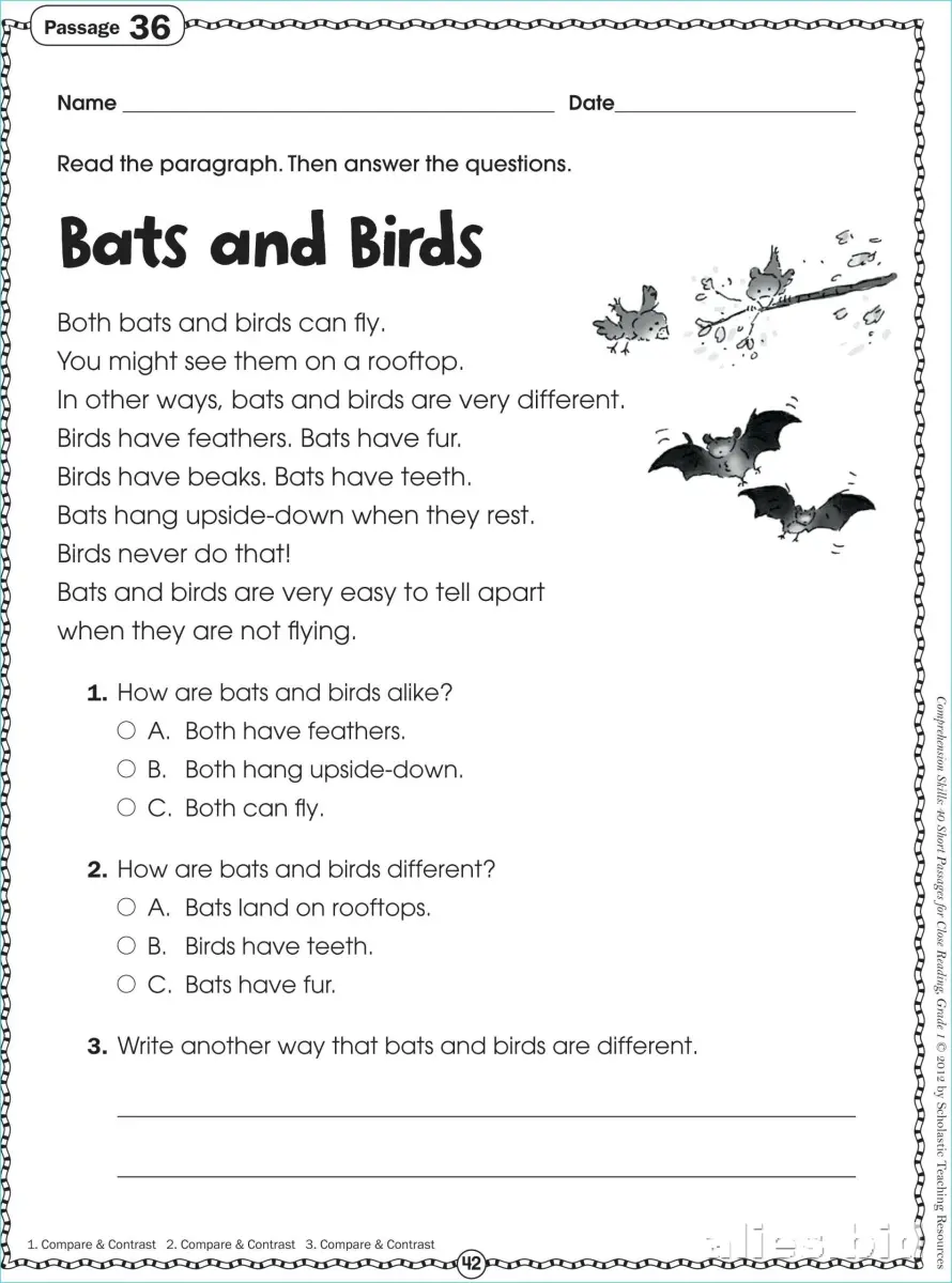 Free Printable 4th Grade Worksheet Free Print #17