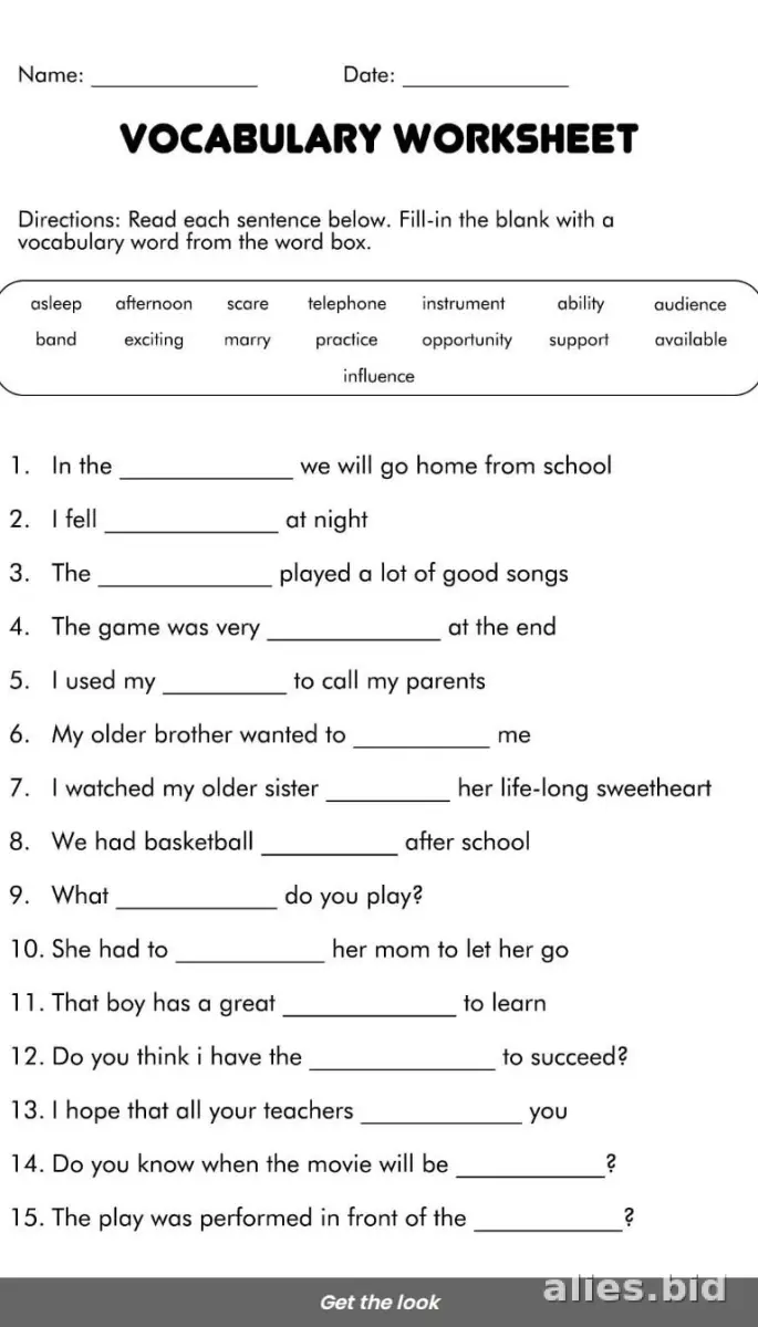 Free Printable 5th Grade Worksheet Free Print #15