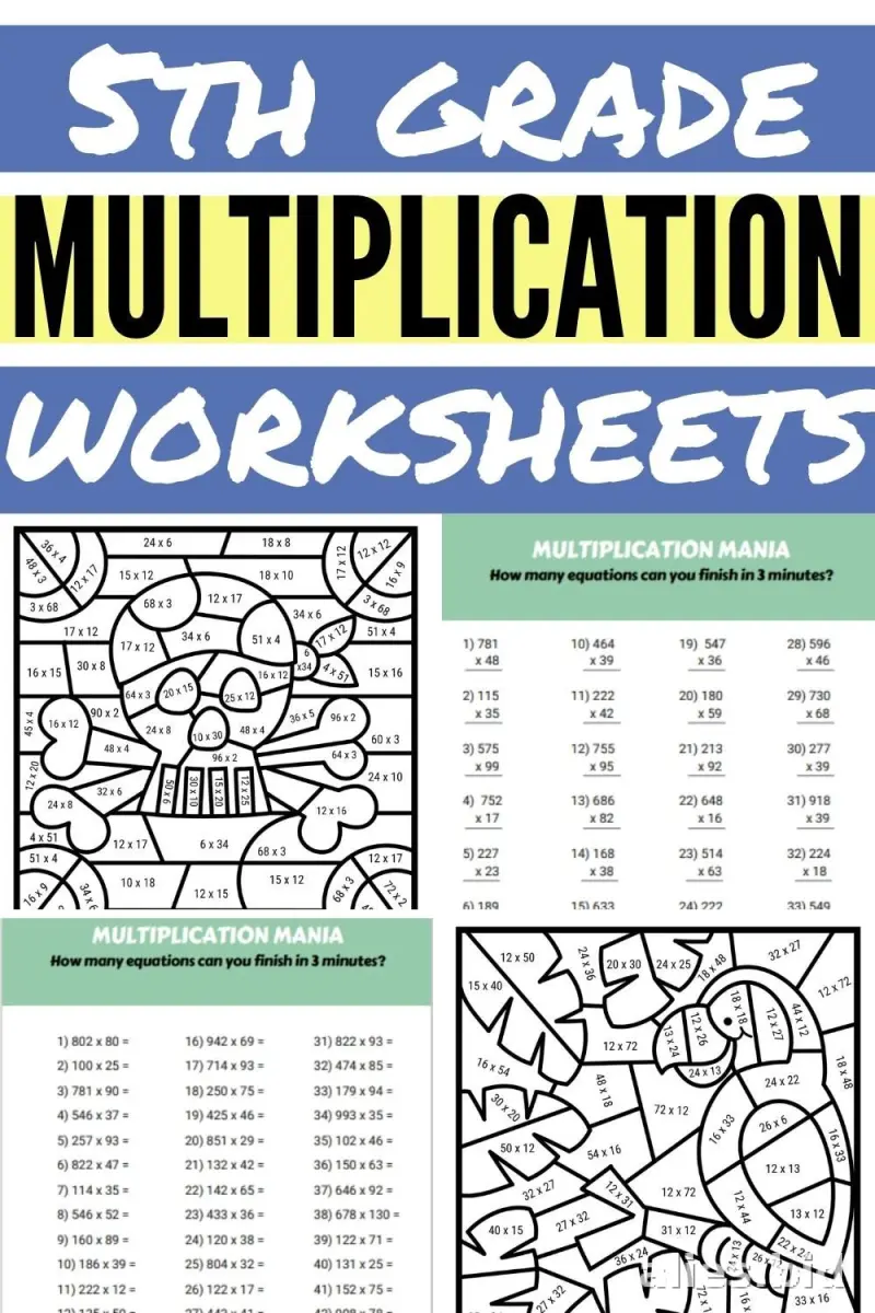 Free Printable 5th Grade Worksheet Free Print #14