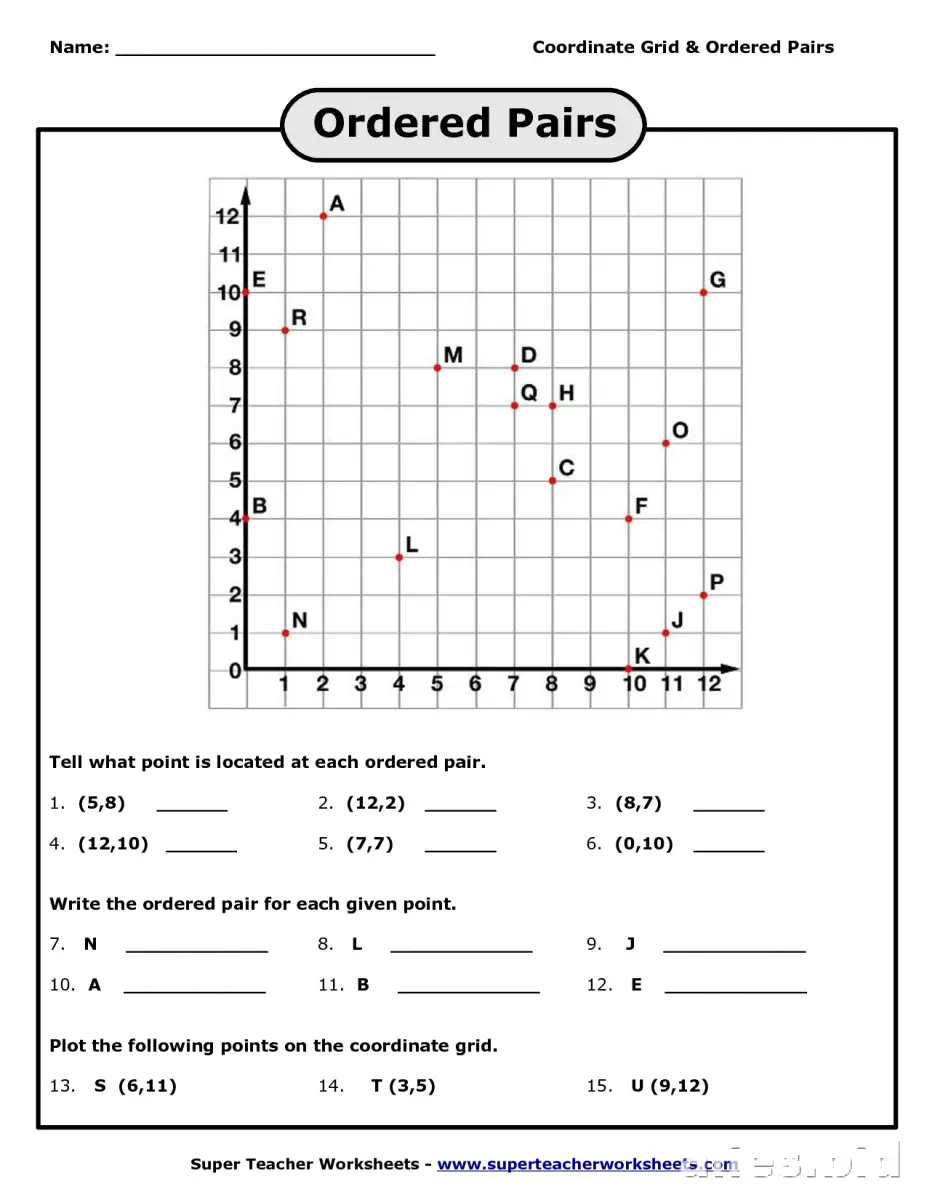 Free Printable 5th Grade Worksheet Free Print #7