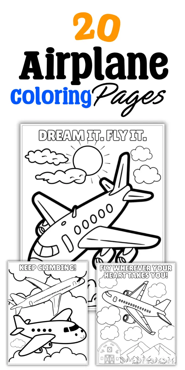 Free Printable Airplane Coloring Pages Free Print Worksheet #11