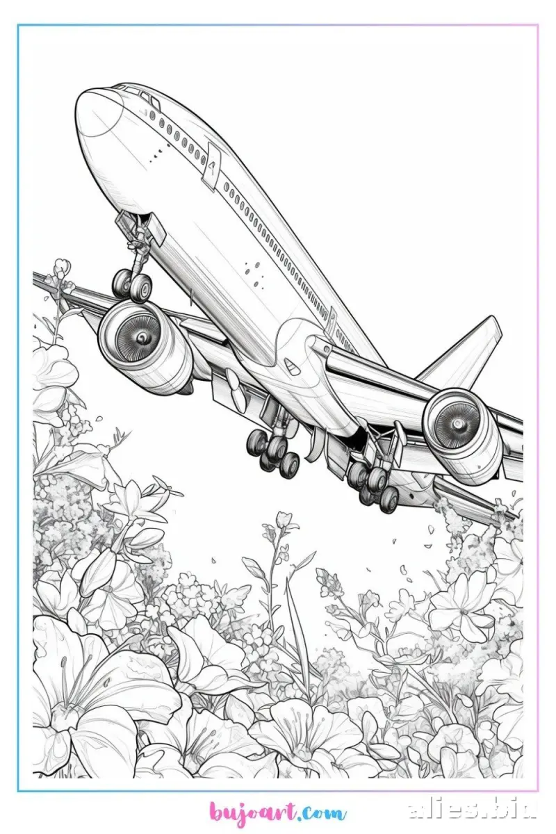 Free Printable Airplane Coloring Pages Free Print Worksheet #7