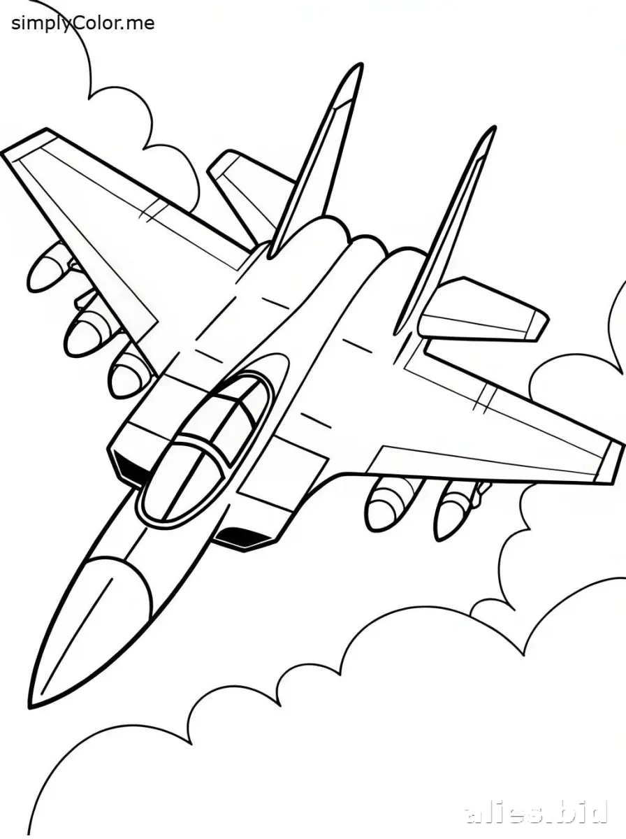 Free Printable Airplane Coloring Pages Free Print Worksheet #9