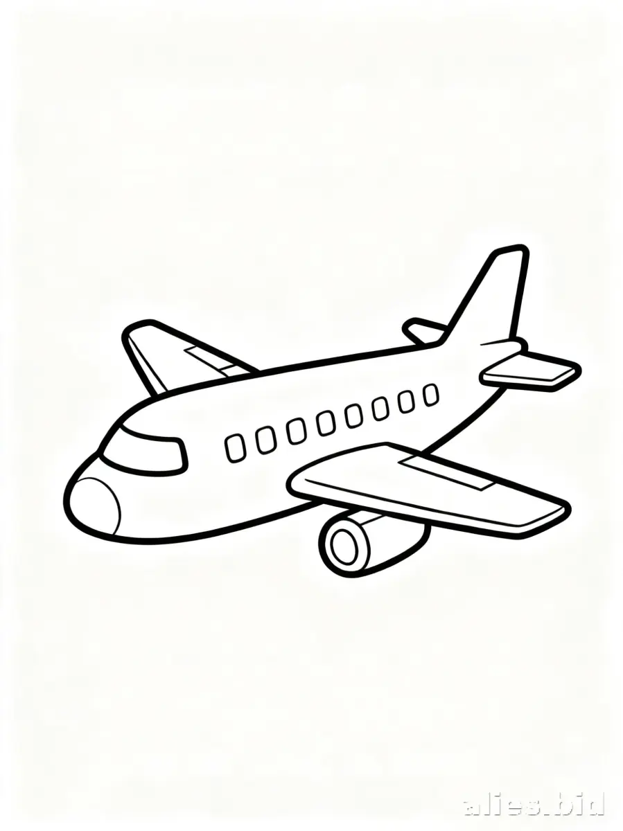 Airplane Coloring Pages: A Fun Way to Learn
