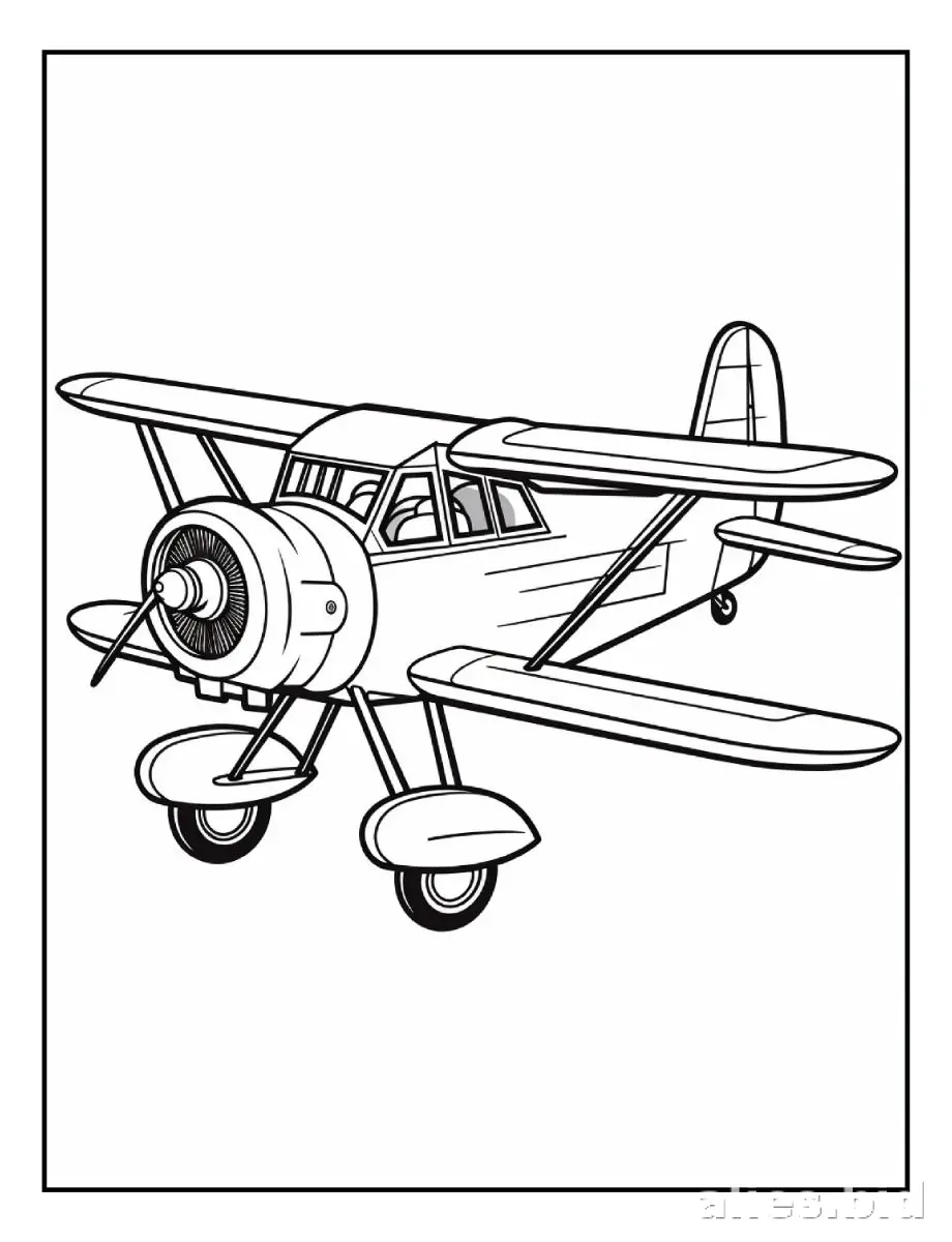 Free Printable Airplane Coloring Pages Free Print Worksheet #10
