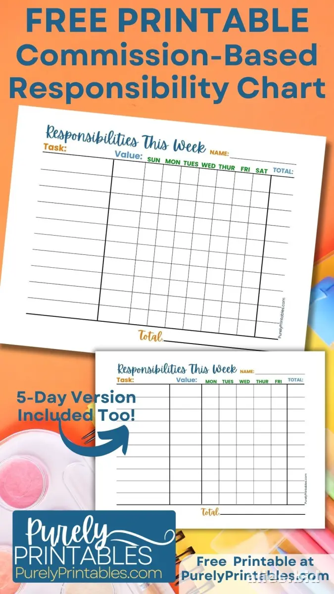Free Printable Allowance Tracker Template Free Worksheet #7