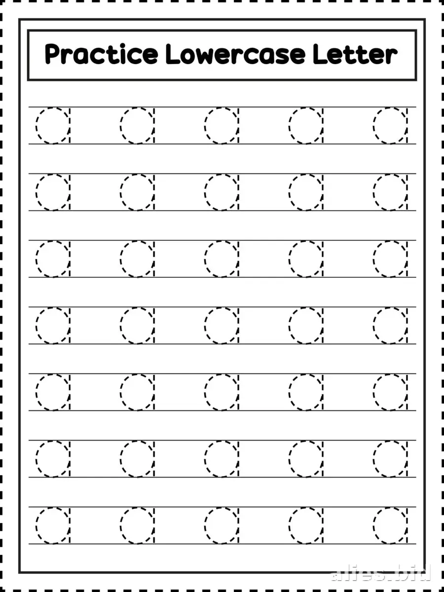 Free Printable Alphabet Tracing Practice Worksheet