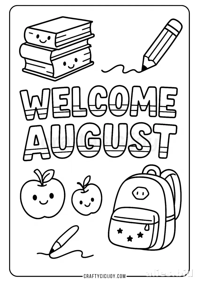 Free Printable Back To School Coloring Pages Free Worksheet #12