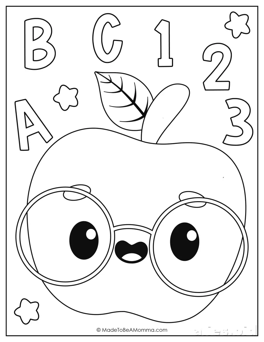 Free Printable Back To School Coloring Pages Free Worksheet #3
