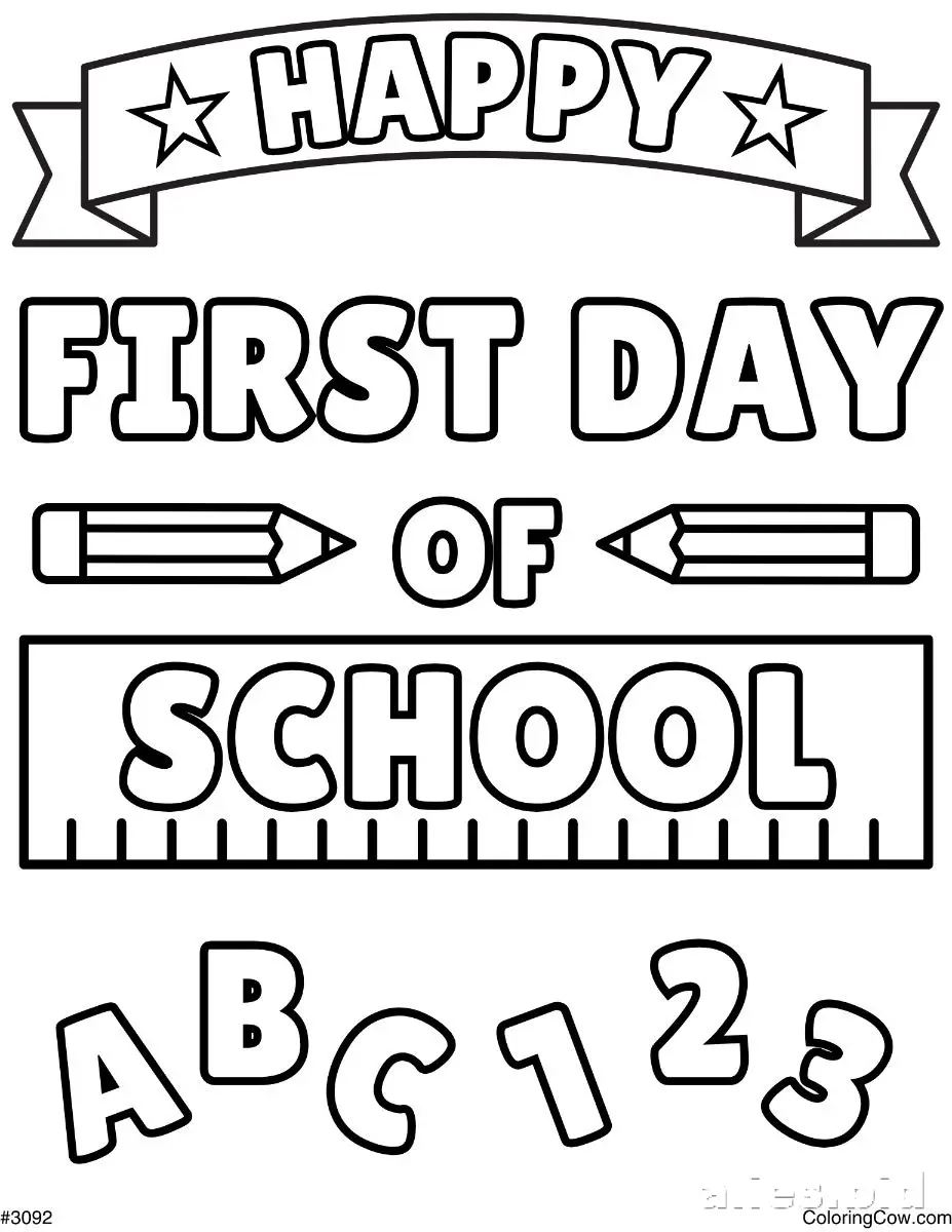 Free Printable Back To School Coloring Pages Free Worksheet #9