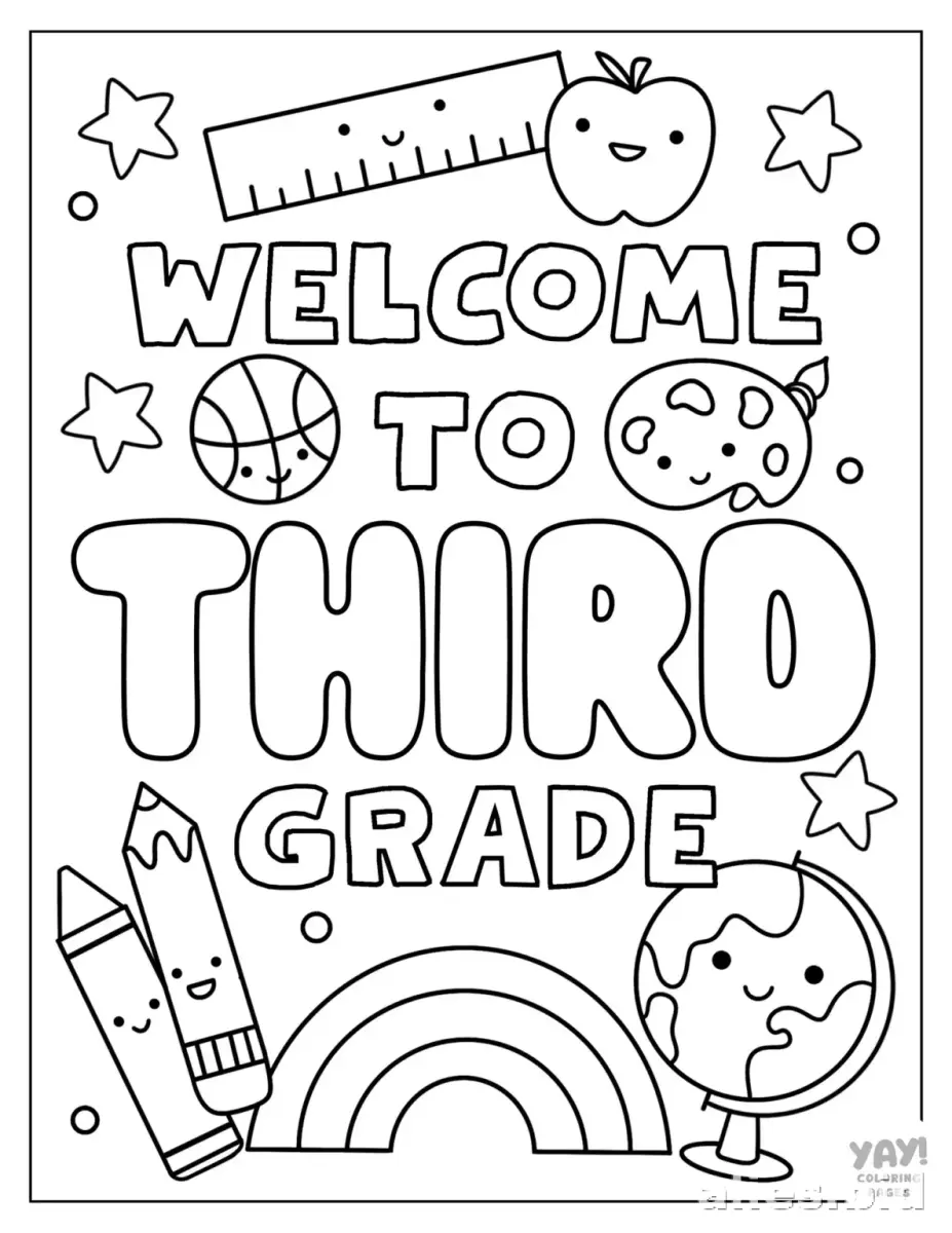 Free Printable Back To School Coloring Pages Free Worksheet #22