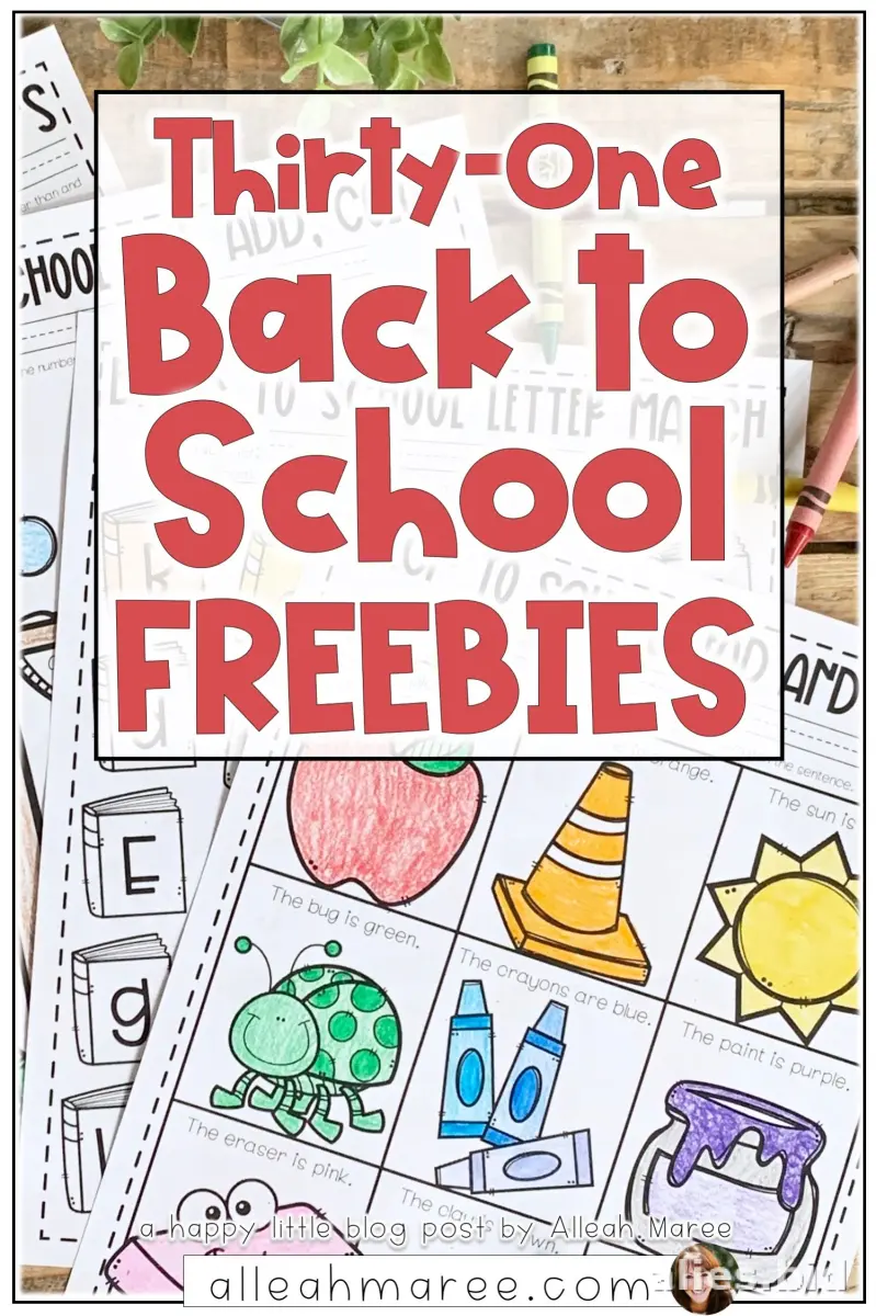 Free Printable Back To School Worksheet Free #8
