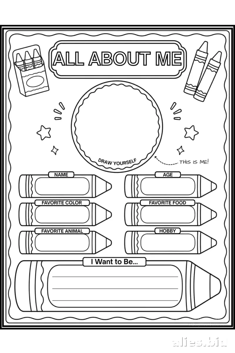 Free Printable Back To School Worksheet Free #17