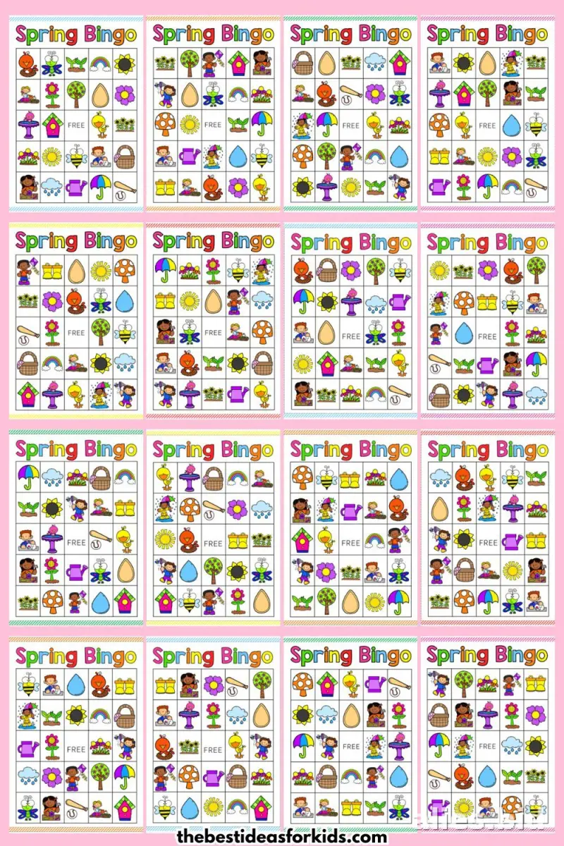 Free Printable Bingo Game Sheet For Kids Free Worksheet #5