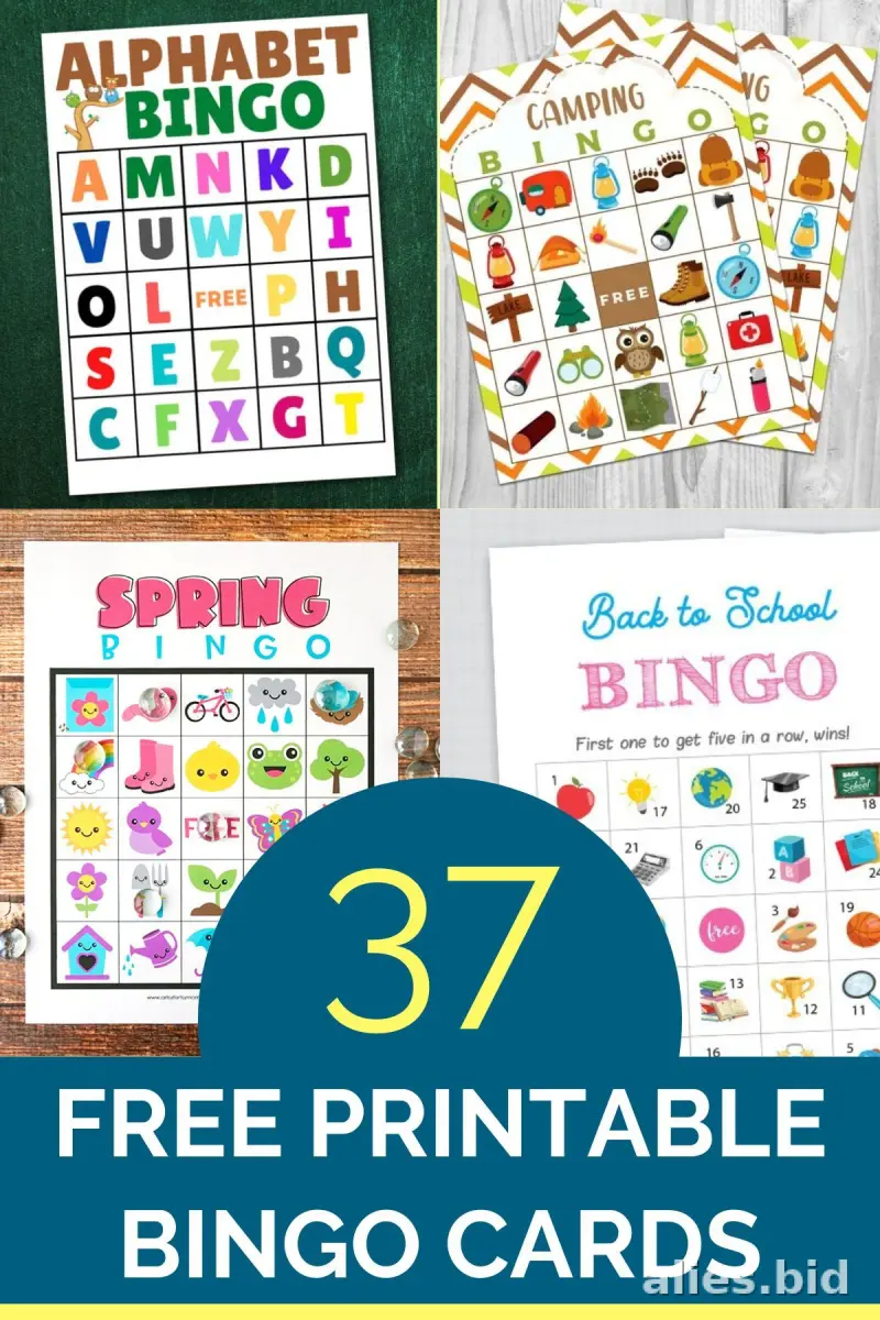 Free Printable Bingo Game Sheet For Kids Free Worksheet #9