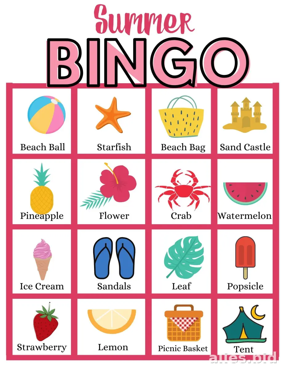 Free Printable Bingo Game Sheet For Kids Free Worksheet #6