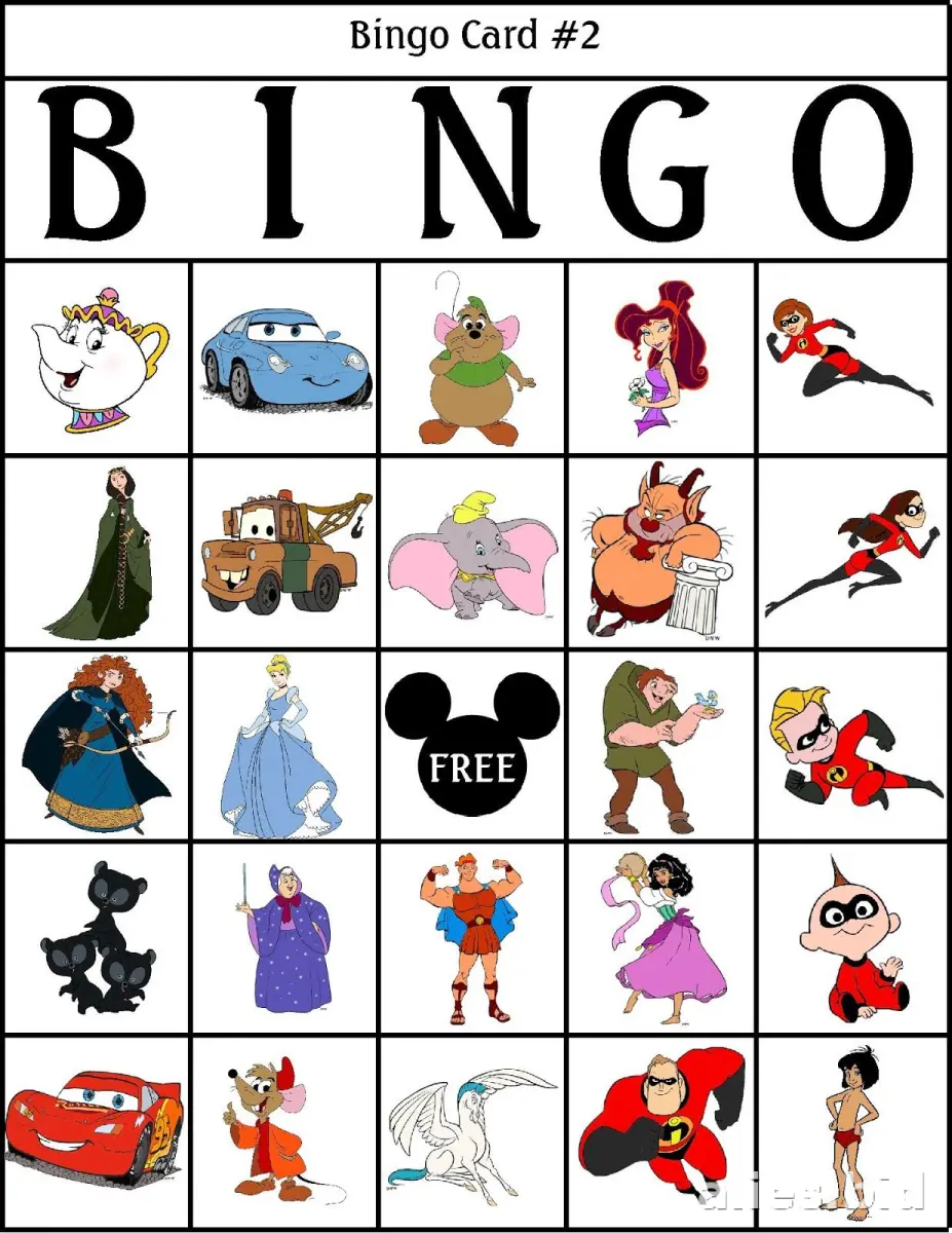 Free Printable Bingo Game Sheet For Kids Free Worksheet #10