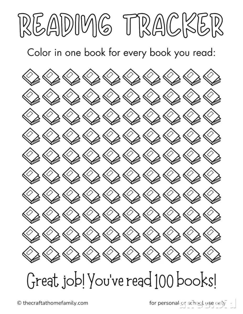 Free Printable Book Log Template Free Print Worksheet #7