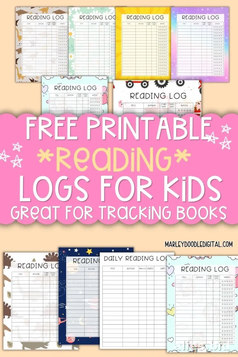Free Printable Book Tracker Template For Kids Free Worksheet #13