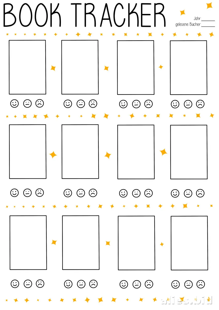 Free Printable Book Tracker Template For Kids Free Worksheet #7