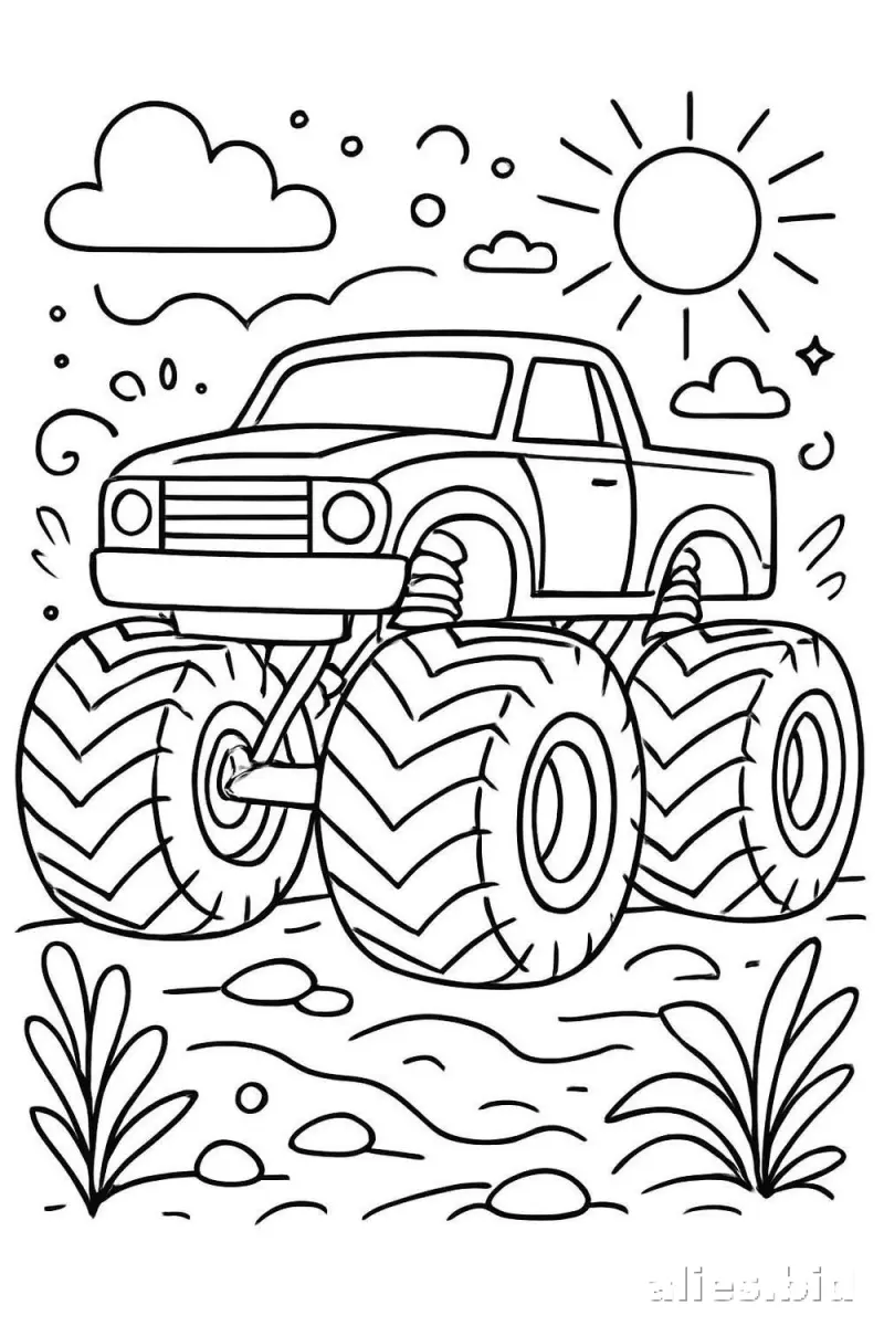 Car Coloring Pages for Kids: Engaging Worksheets for Little Auto Enthusiasts