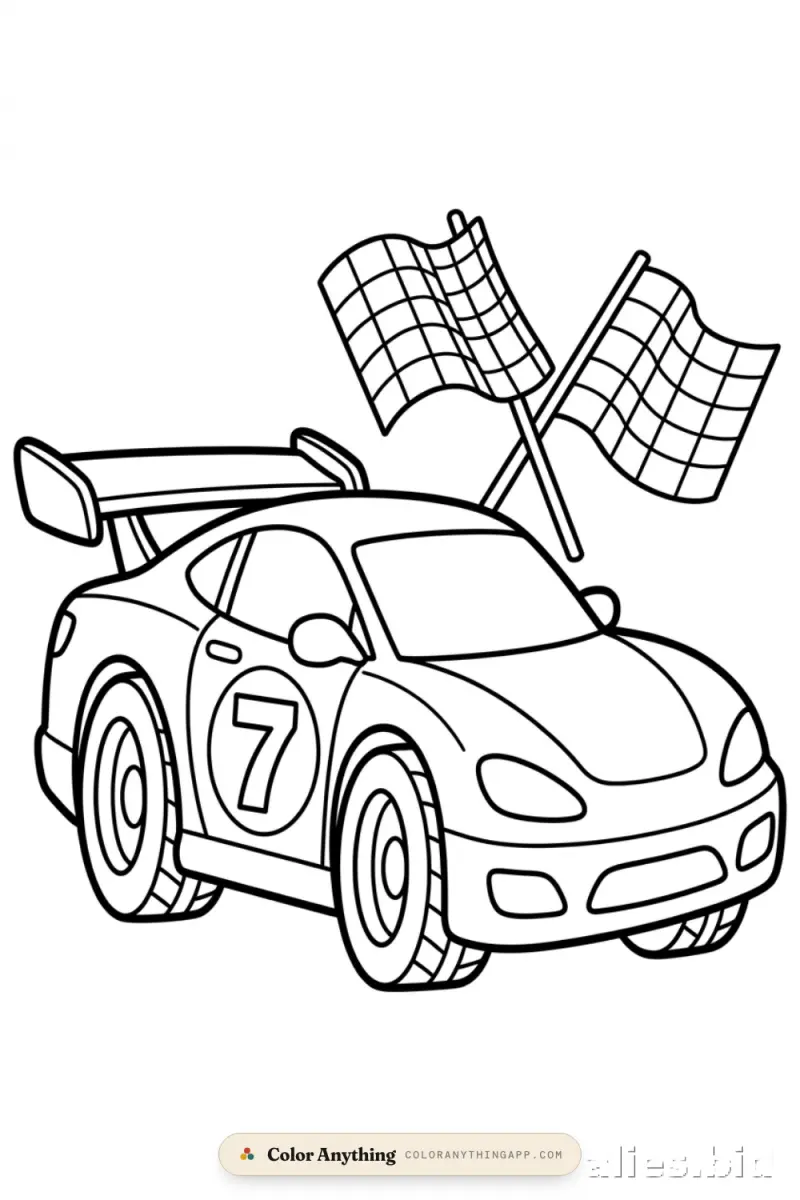 Free Printable Car Coloring Pages For Kids Free Worksheet #20