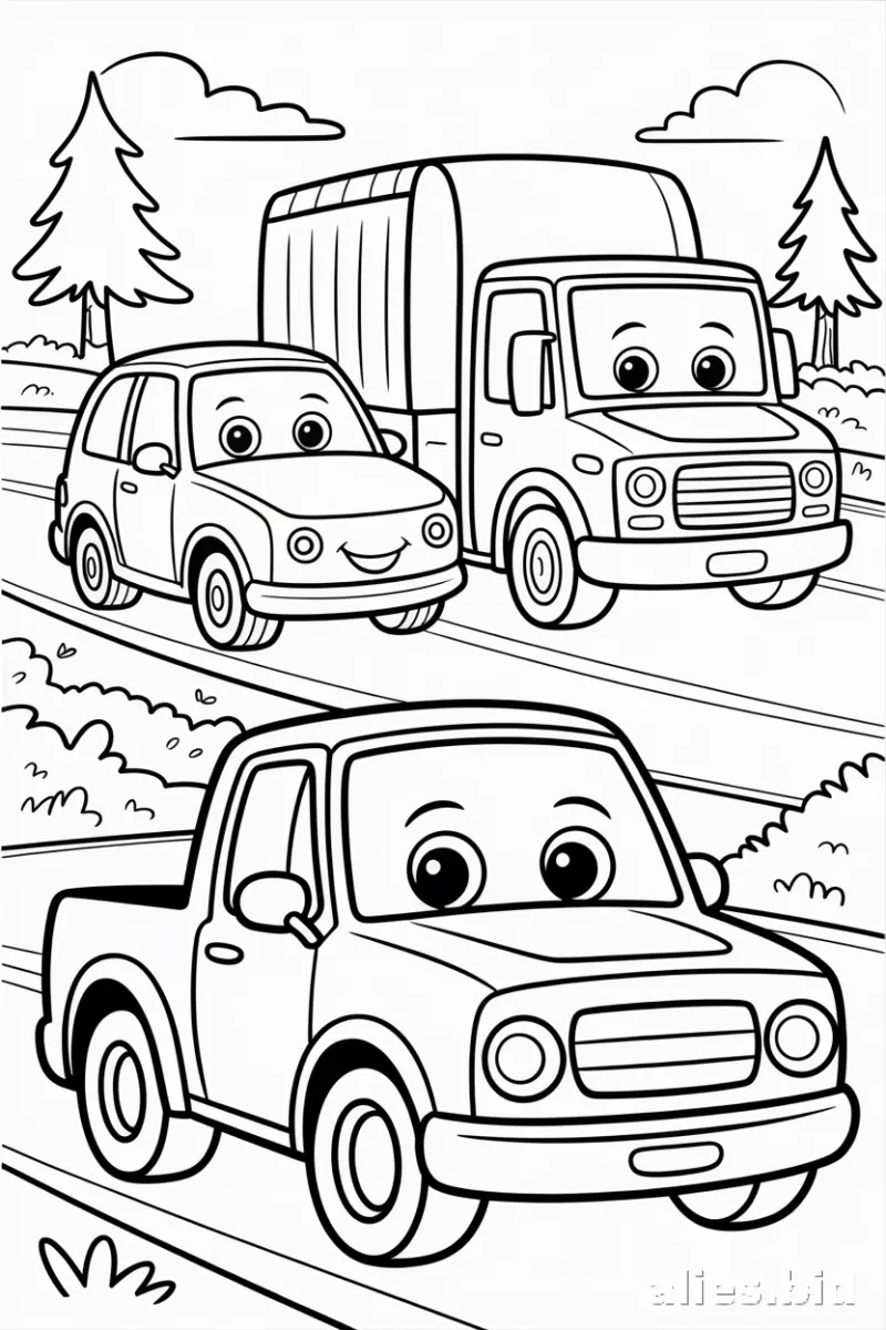 Free Printable Car Coloring Pages For Kids Free Worksheet #21