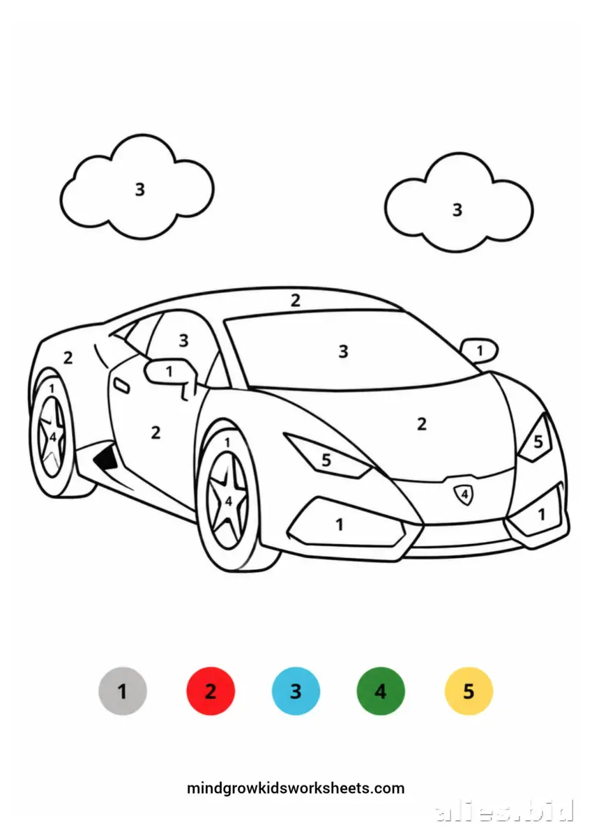 Free Printable Car Coloring Pages For Kids Free Worksheet #18