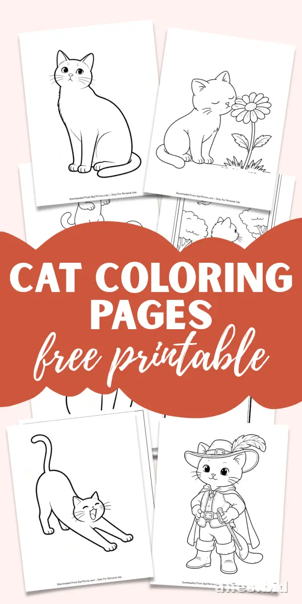 Free Printable Cat Coloring Pages For Kids Free Worksheet #9