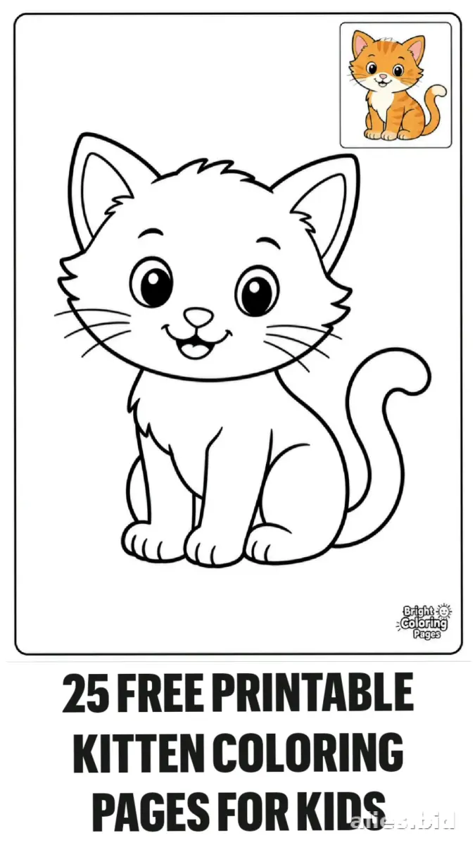 Free Printable Cat Coloring Pages For Kids Free Worksheet #13