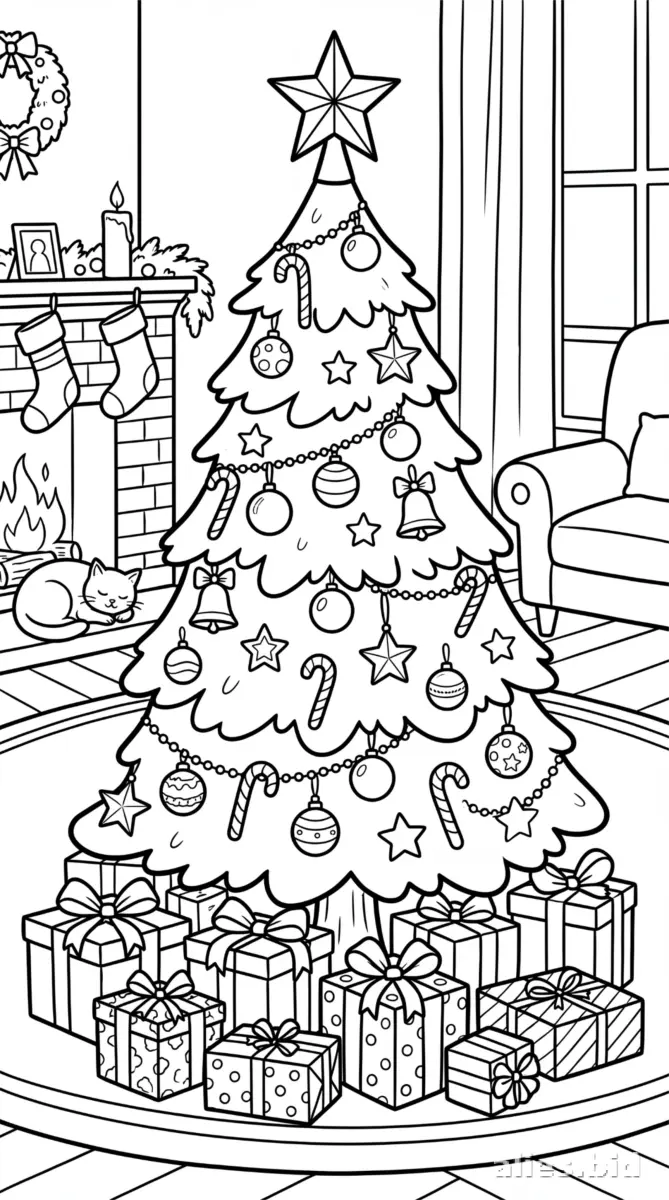 Free Printable Christmas Coloring Pages Free Worksheet #19