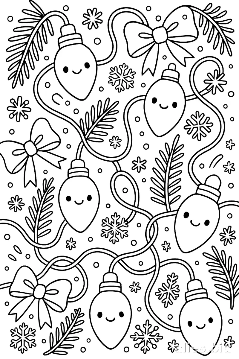 Free Printable Christmas Coloring Pages Free Worksheet #13