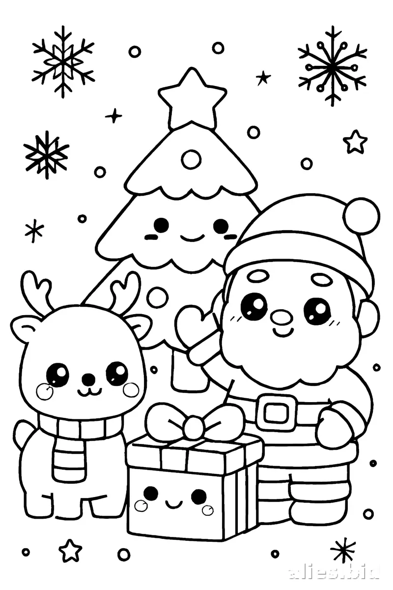 Free Printable Christmas Coloring Pages Free Worksheet #25