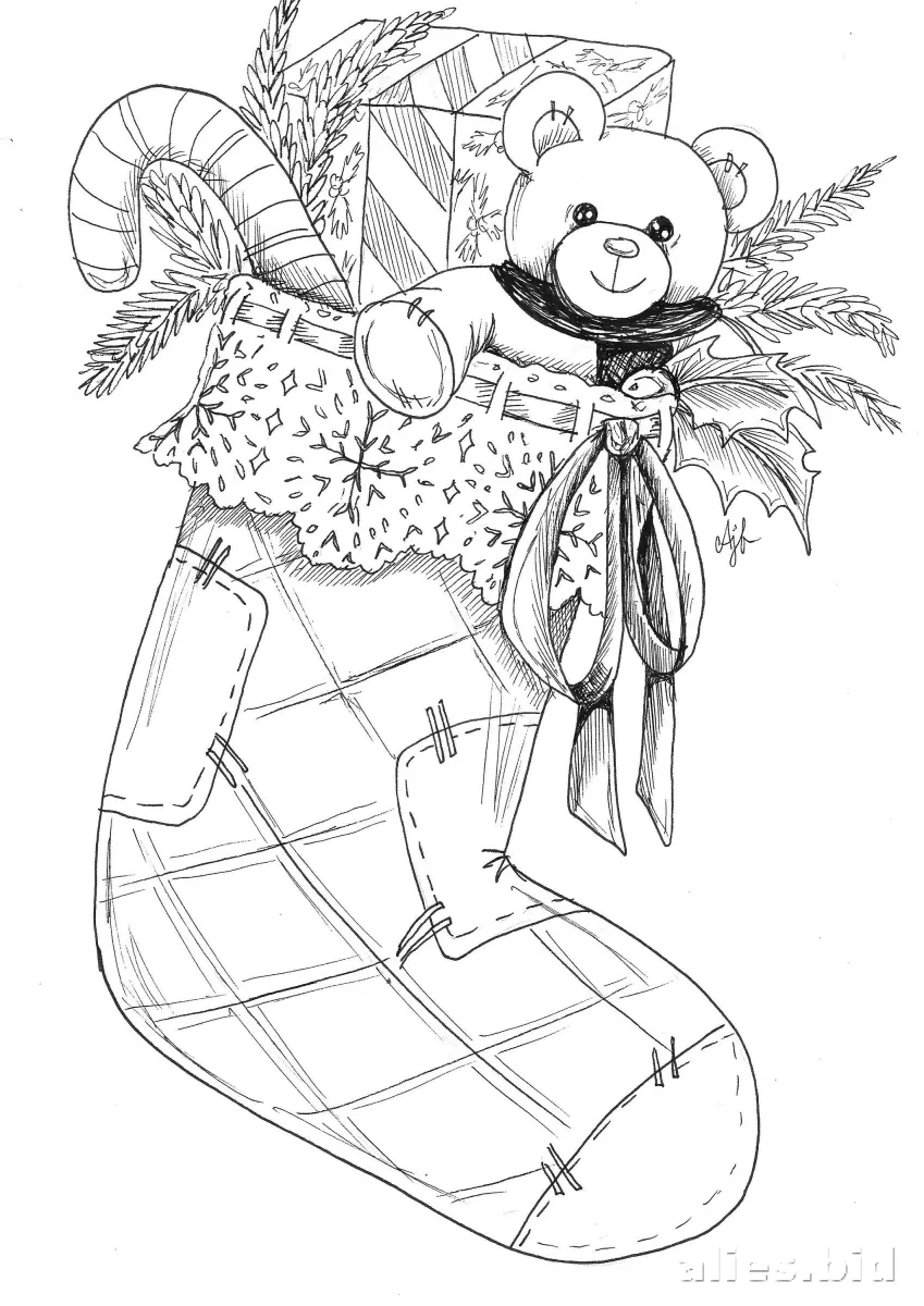 Free Printable Christmas Coloring Pages Free Worksheet #24