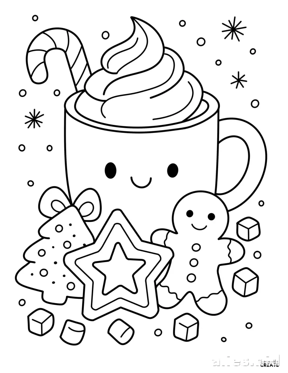 Free Printable Christmas Coloring Pages Free Worksheet #26