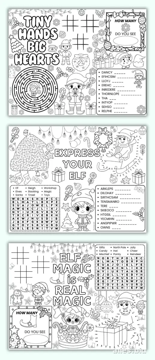 Free Printable Christmas Worksheet For Kids Free #11