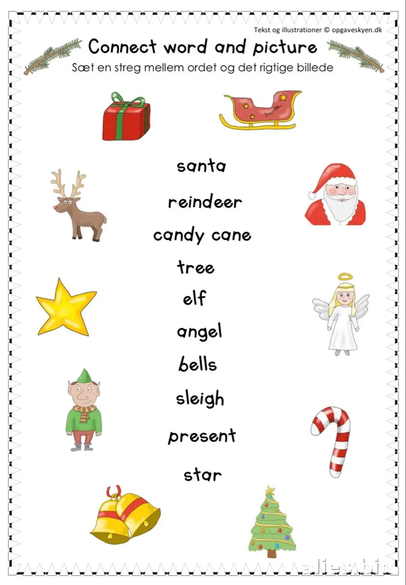 Free Printable Christmas Worksheet For Kids Free #10