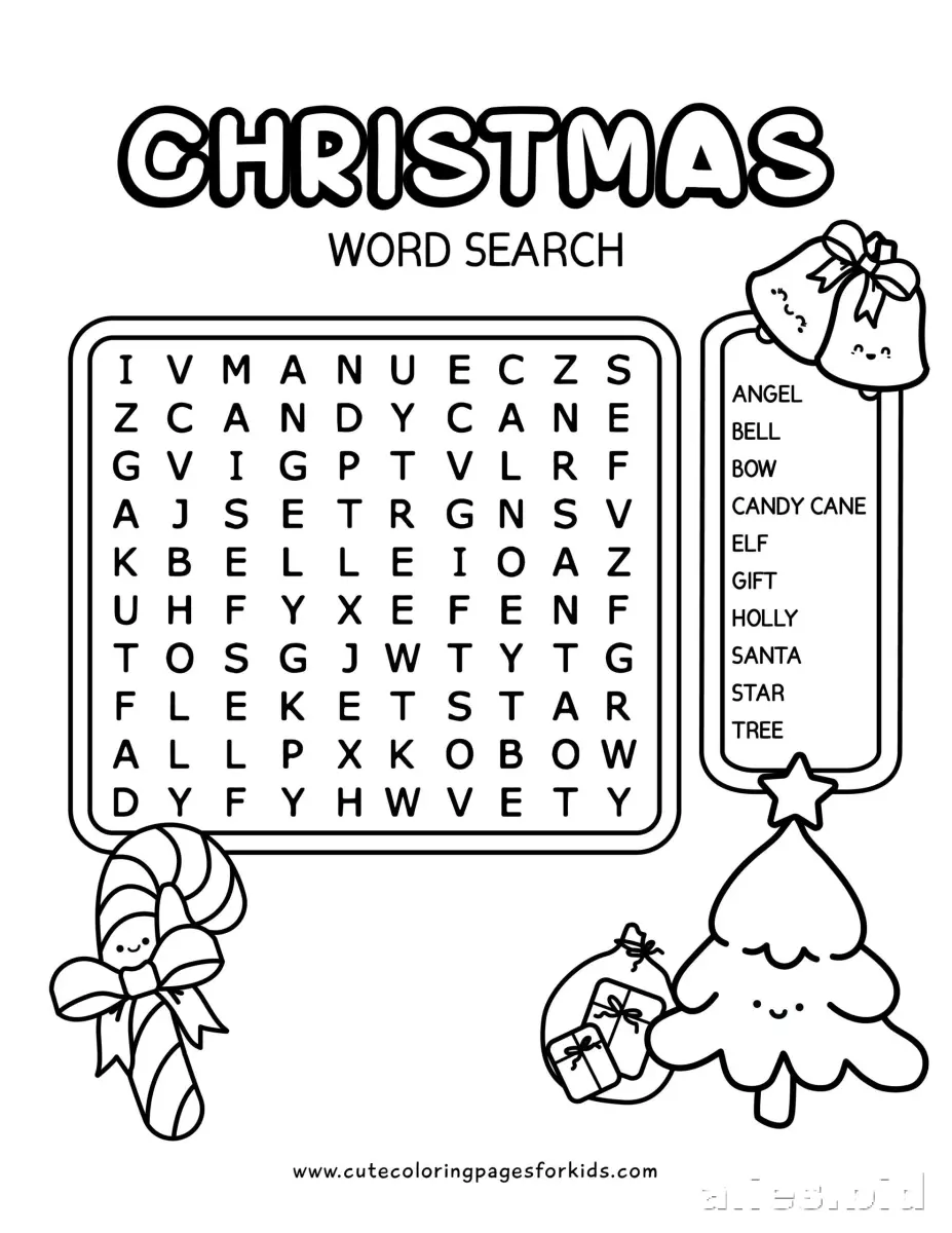 Free Printable Christmas Worksheet For Kids Free #14