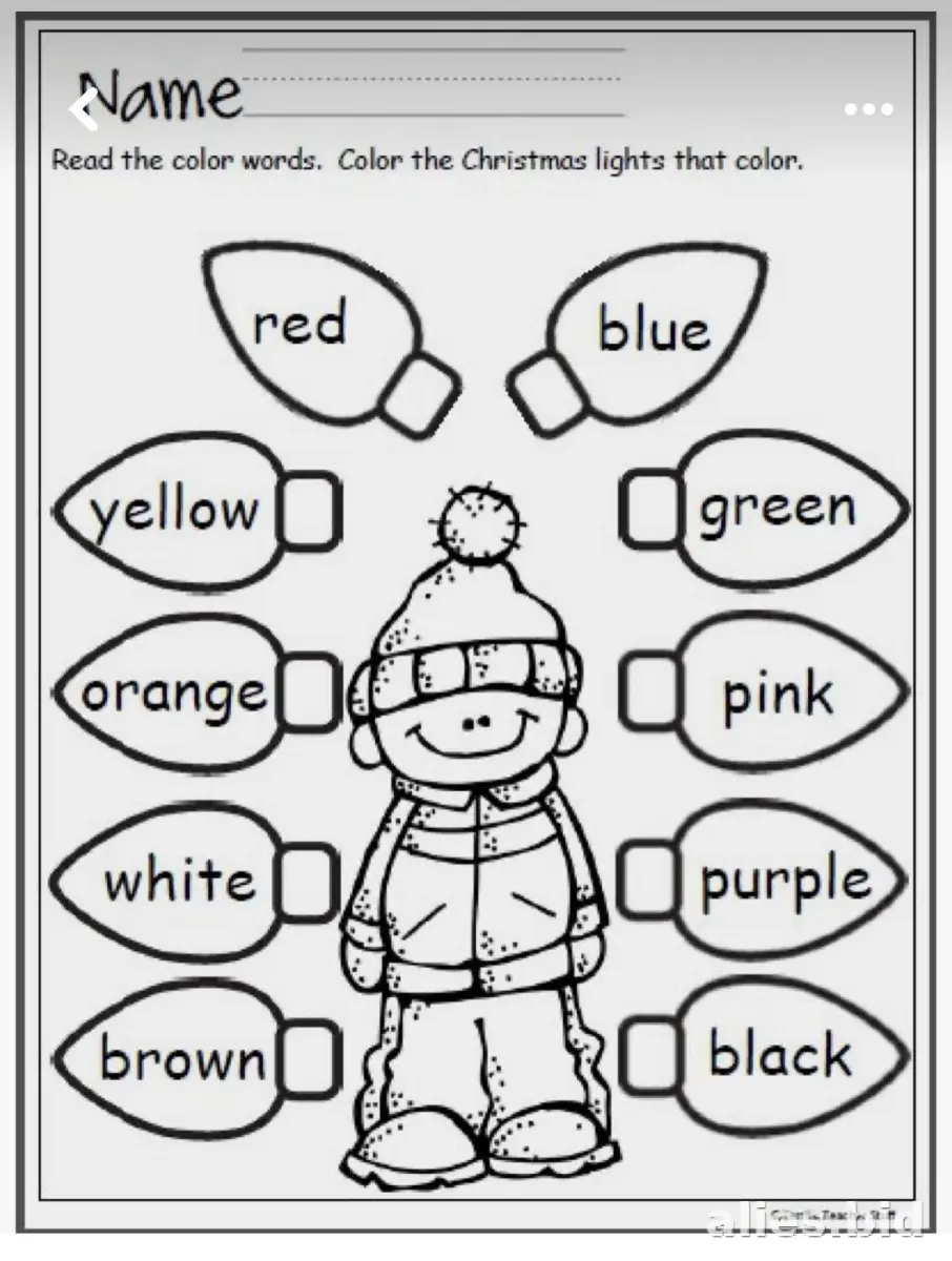 Christmas Worksheets Free Printable For Preschool #4