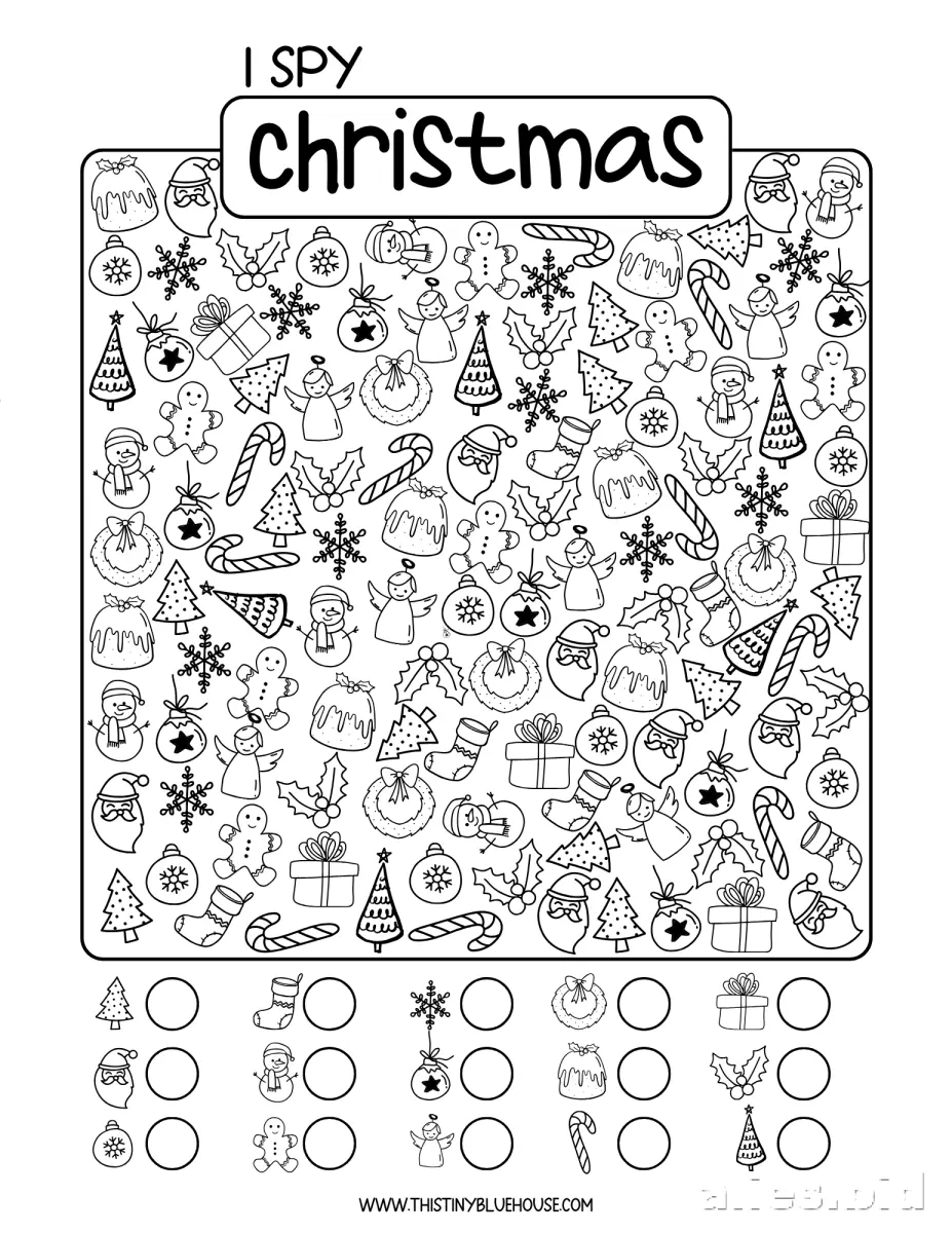 Christmas Worksheets Free Printable For Preschool #3