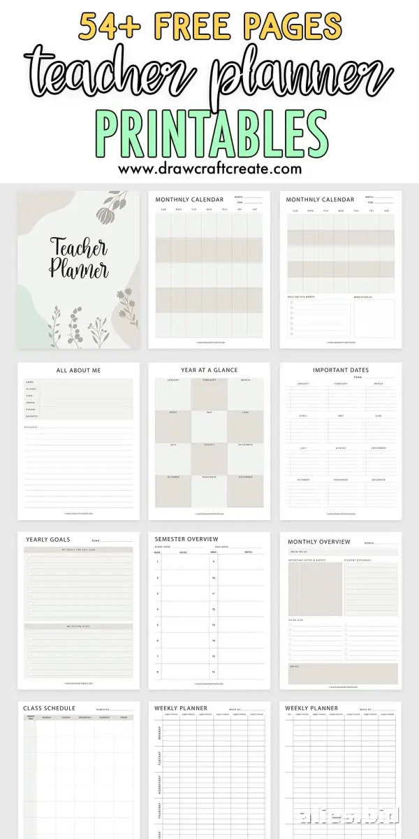 Free Printable Classroom Planner Template Free Worksheet #12