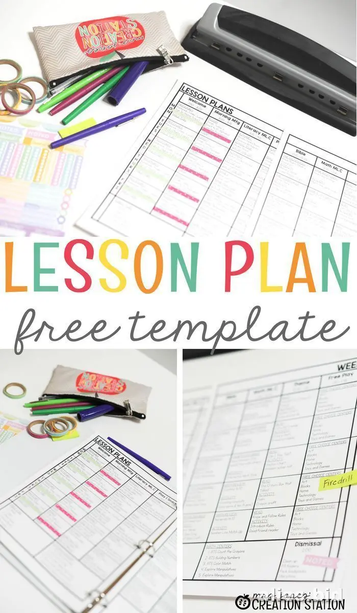 Free Printable Classroom Planner Template Free Worksheet #15