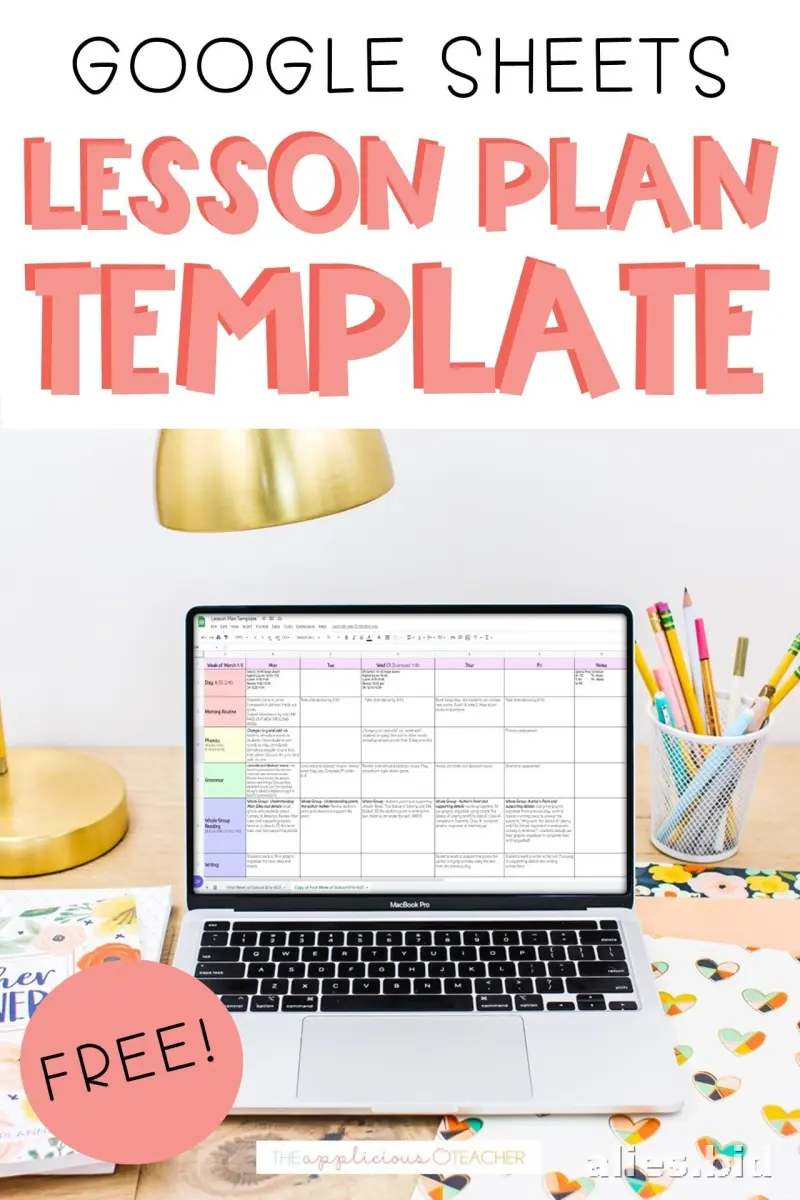 Free Printable Classroom Planner Template Free Worksheet #11
