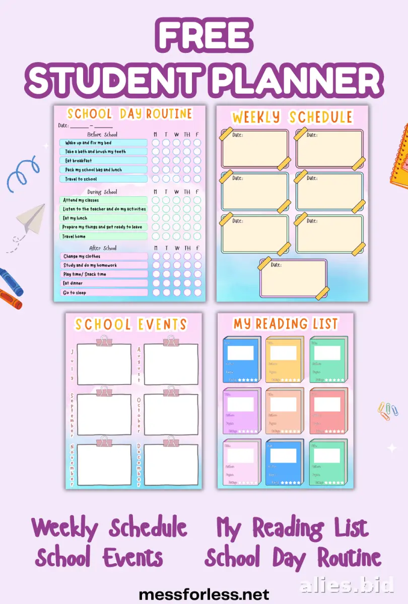 Free Printable Classroom Planner Template Free Worksheet #13