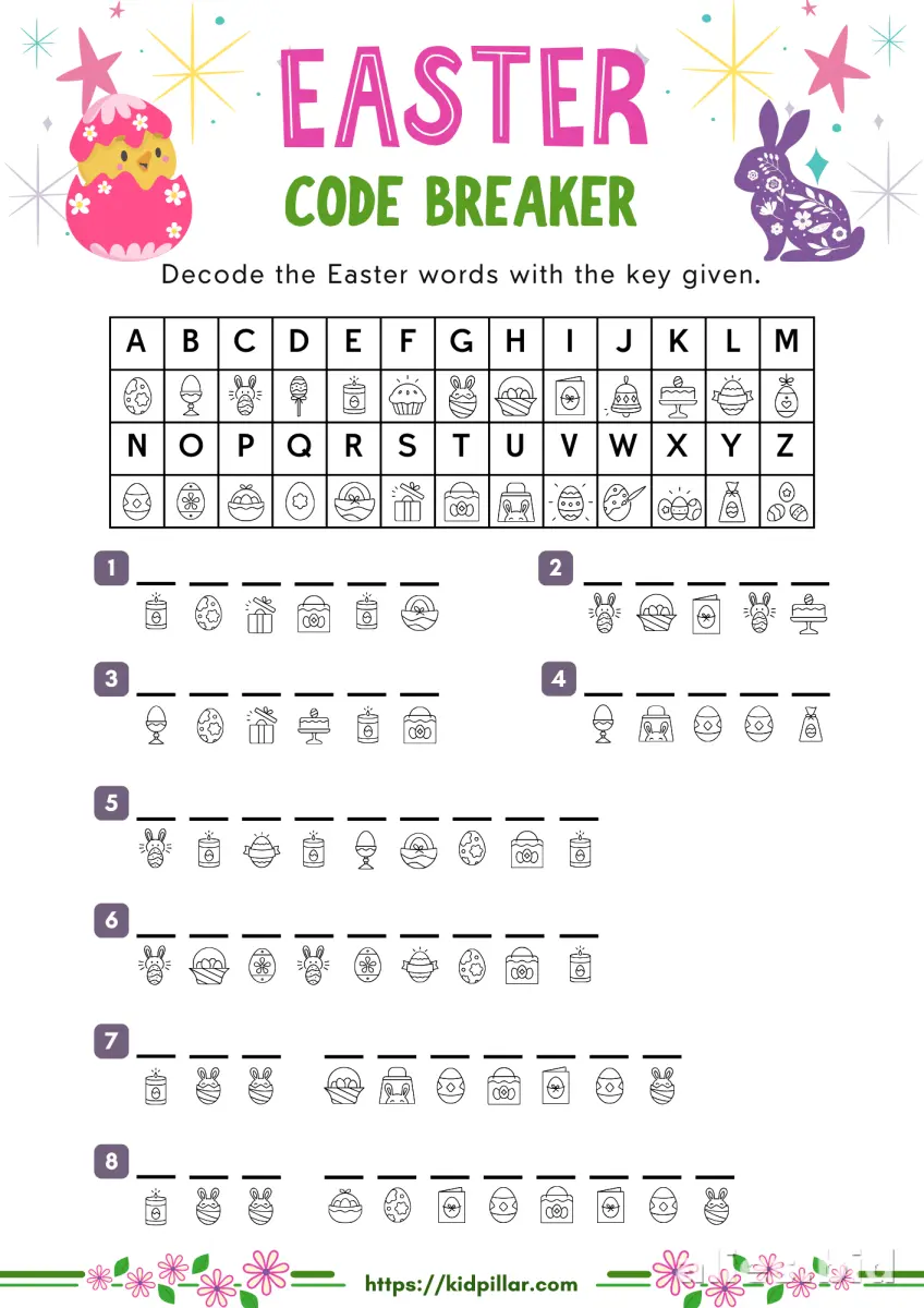 Free Printable Coding Worksheet For Kids Free #5