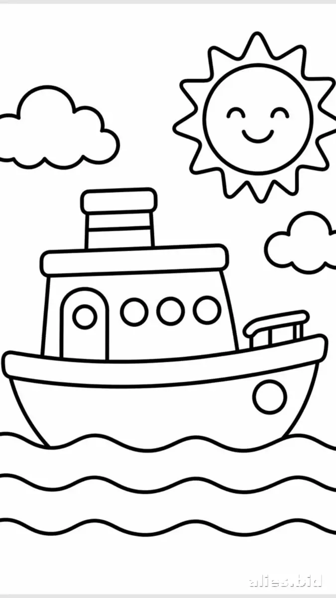 Free Printable Coloring Activity Sheet For Kids Worksheet #4