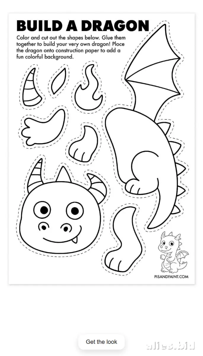 Free Printable Coloring Activity Sheet For Kids Worksheet #16